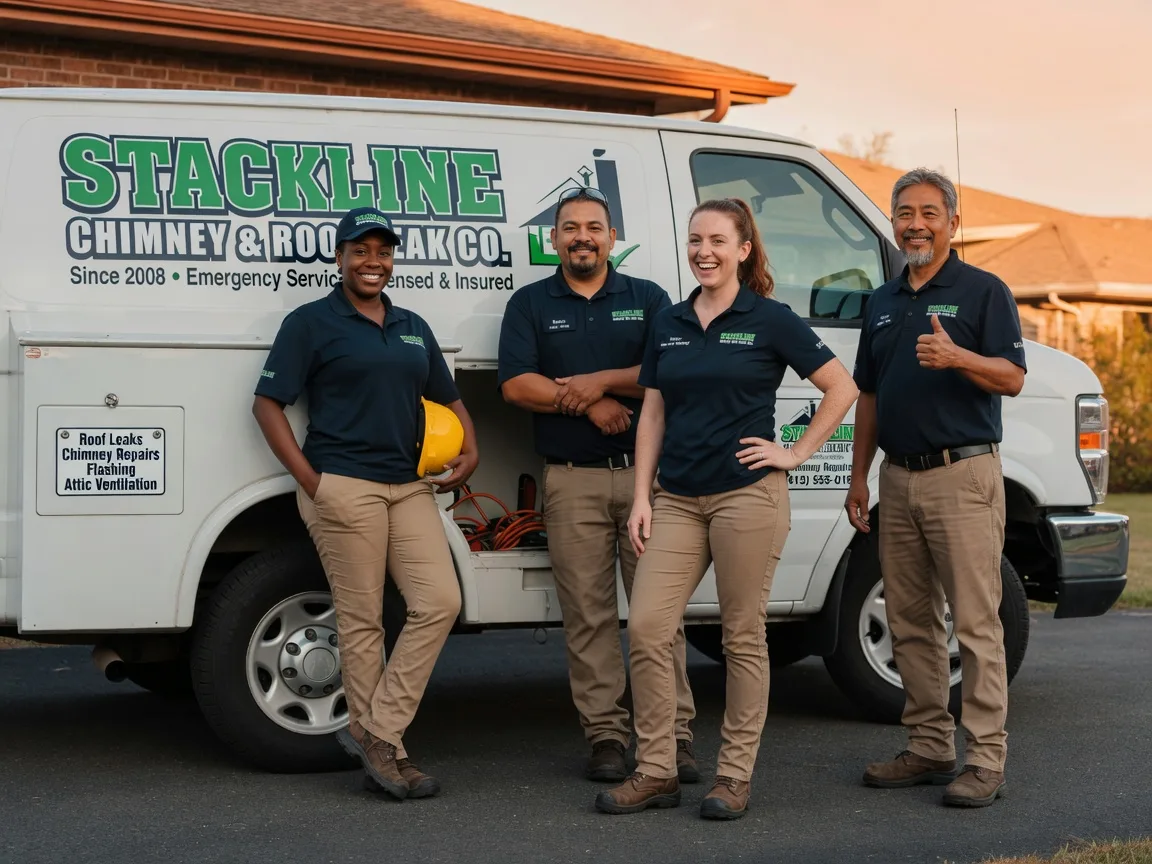 Chimney flashing repair company in Knoxville, MD